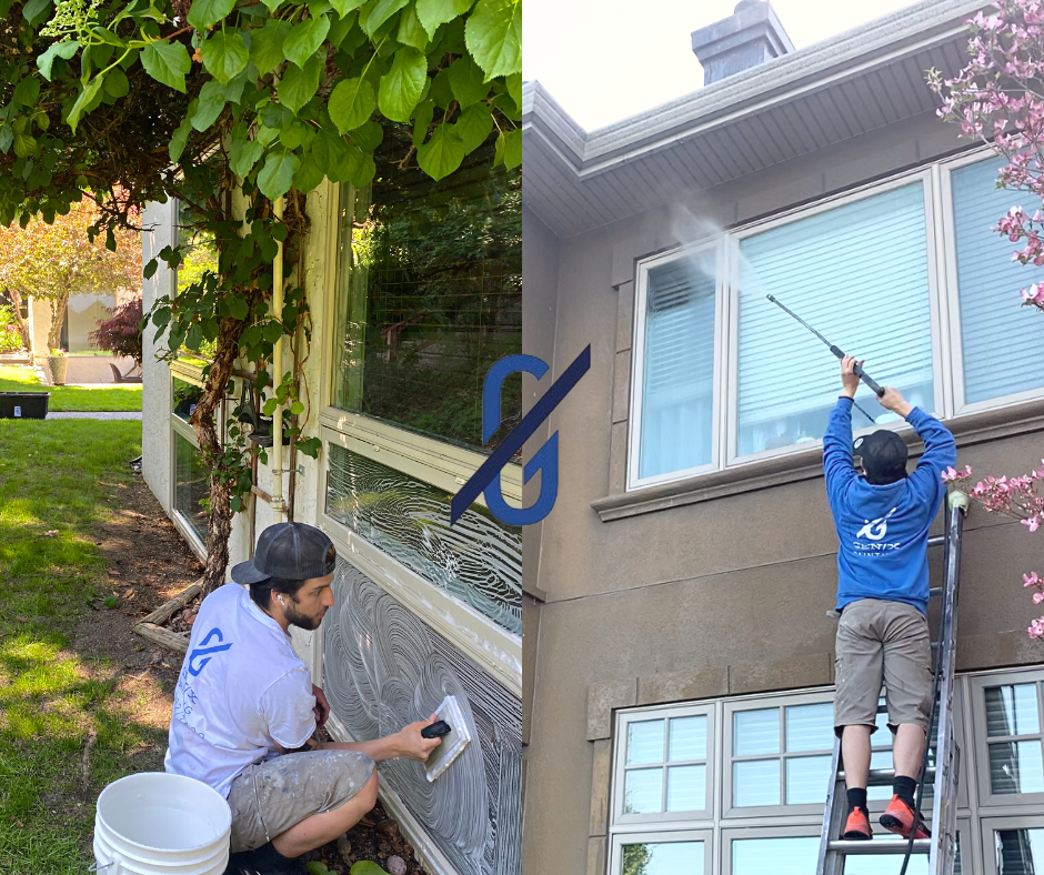 cabinet refinishing, soft washing, and pressure washing services by gen x